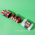 knitted printed funny cartoon colorful cushioned socks